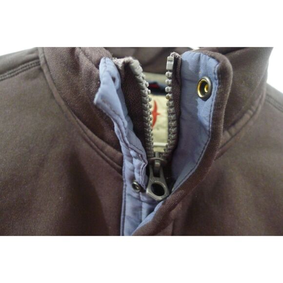 Huckberry Relwen Pop Zip Quarter Zip Pullover Fleece - Black S - Picture 4 of 6